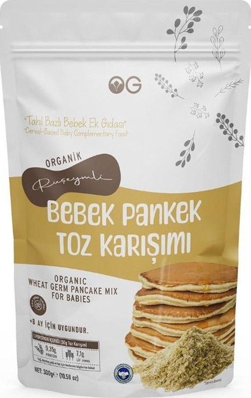 OG Natural Organik Ruşeymli Bebek Pankek Toz Karışımı 300 Gr