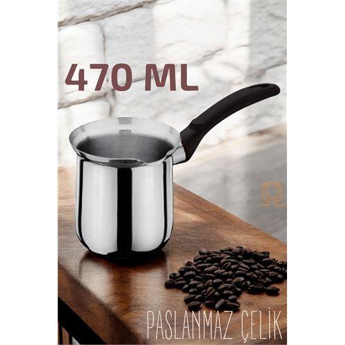 Paslanmaz Çelik Cezve 470 ml