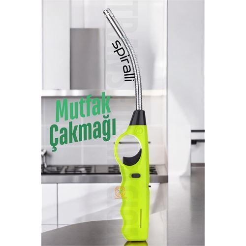  Spiralli Mutfak Çakmağı Barbekü Mangal Mum Çakmağı