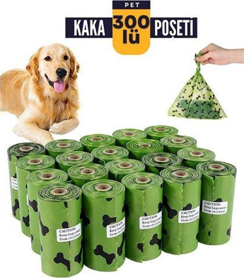 Evcil Hayvan Kaka Poşeti 300 Adet
