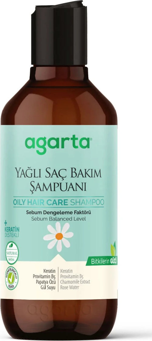 Agarta Yağlı Saç Bakım Şampuanı 400 ml