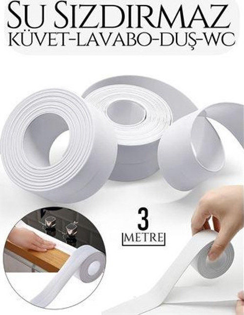Su Geçirmez Küvet Lavabo Duş Bandı 3 Metre Flexia Design