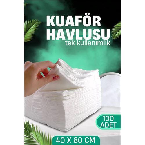  Tek Kullanımlık Kuaför Havlusu - Berber Havlusu Spa Havlusu Medikal Havlu 100 Ad