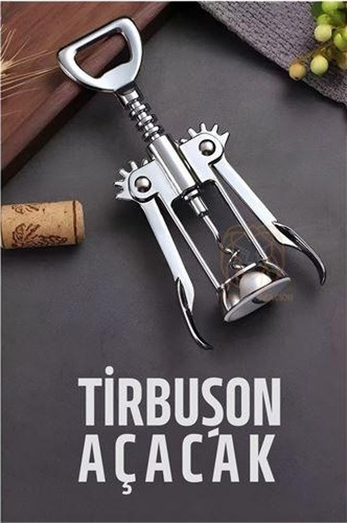 Tirbuşon Şarap Açacağı ve Şişe Açacağı