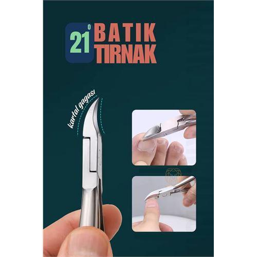  Tırnak Batık Makası Pedikür Makası Paslanmaz Çelik Profesyonel