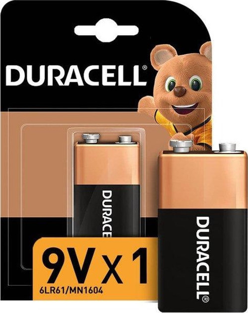 Duracell Basic 9 Volt Pil Tekli