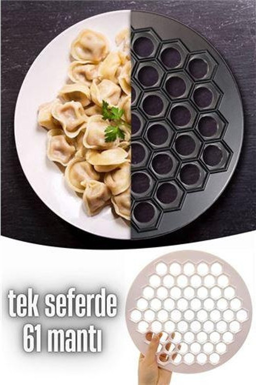 Mantı Kalıbı Tek Seferde 61 Mantı Lallula Design
