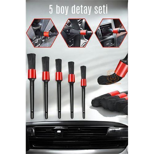  5 Boy Araç Detay Temizlik Fırça Seti Slalom Design