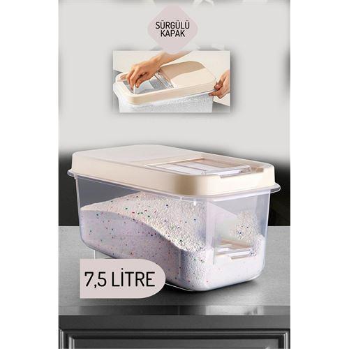  Reagan Tablet ve Deterjan Saklama Kutusu 7.5 lt KREM