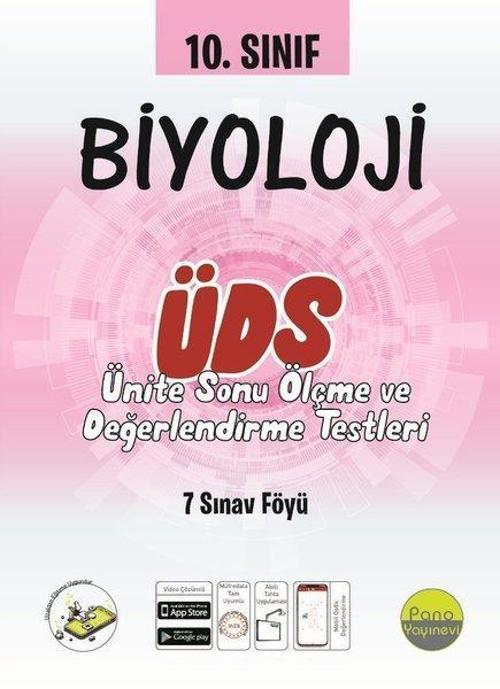Pano Yayınları 10. Sınıf Biyoloji Ünite Değerlendirme Sınavı