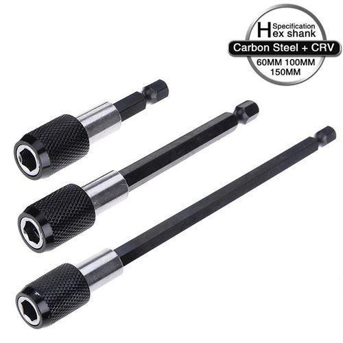  6 10 15 cm 3 lü Bits Uzatma Adaptörü