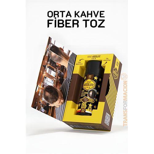  Saç Dolgunlaştırıcı Fiber Topik Toz ORTA TON KAHVERENGİ