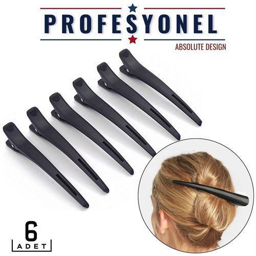  Saç Klipsi Toka 6 Adet Absolute Design