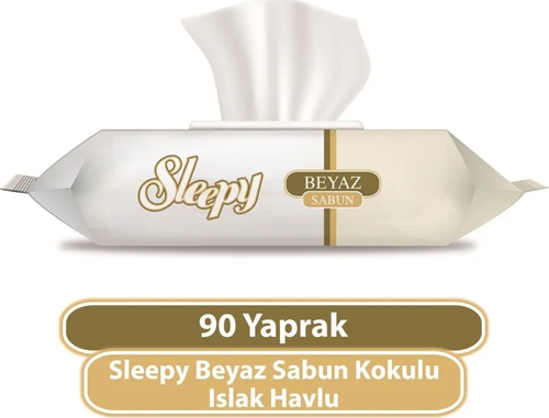 Sleepy Beyaz Sabun Kokulu Islak Havlu Mendil 90 Adet