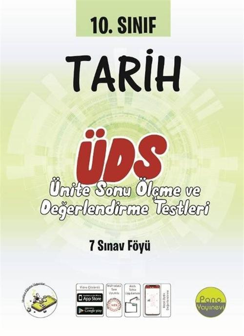 Pano Yayınları 10. Sınıf Tarih Ünite Değerlendirme Sınavı