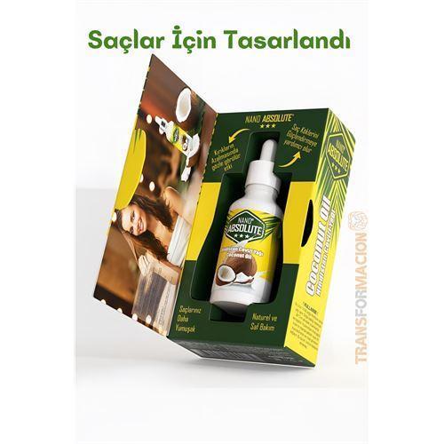  Saçlar İçin Hindistan Cevizi Yağı 50 Ml Nano Absolute