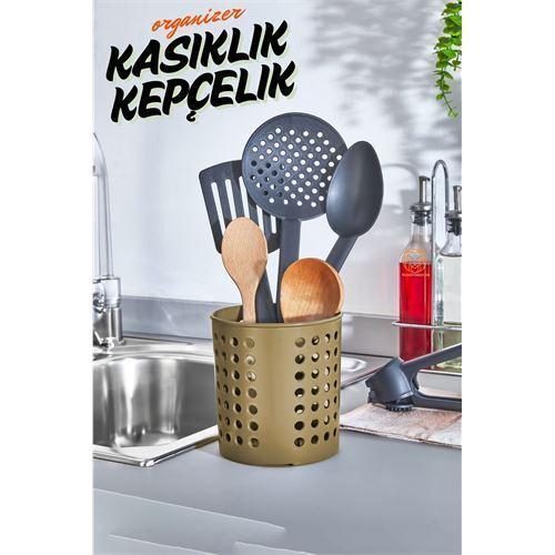  Kaşıklık Kepçelik Organizer LATTE