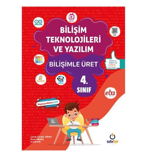 Sıfır Bir Yayınları 4. Sınıf Bilişim Teknolojileri ve Yazılım Bilişimle Üret