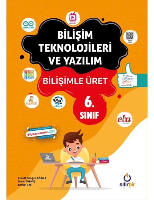 Sıfır Bir Yayınları 6. Sınıf Bilişim Teknolojileri Ve Yazılım Bilişimle Üret