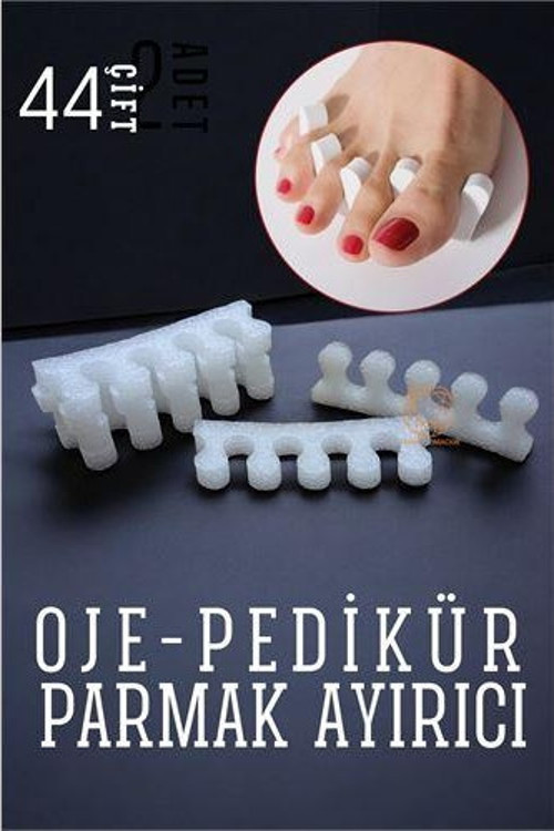 Oje Parmak Ayırıcı Pedikür Süngeri 44 Çift