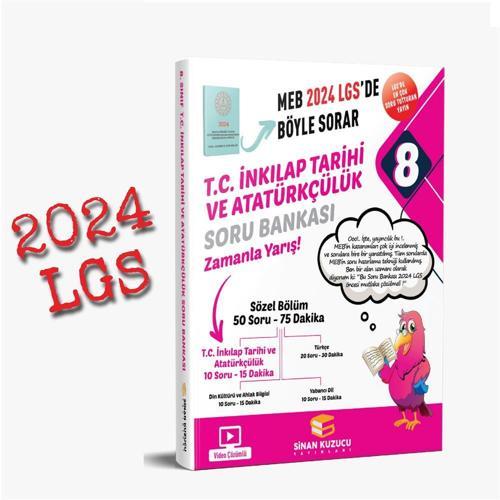Sinan Kuzucu Yayınları 8. Sınıf İnkılap Tarihi Soru Bankası