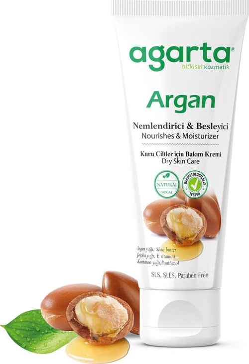Agarta Doğal Cilt Bakım Kremi 75 ml Argan