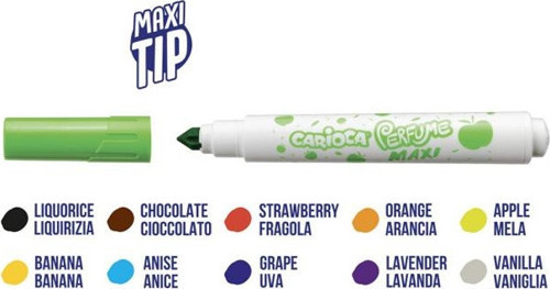 Carioca Kokulu Jumbo Keçeli Boya Kalemi 10'Lu