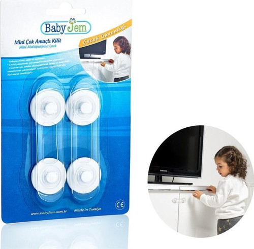 BabyJem Mini Çok Amaçlı Kilit 2'Li 059