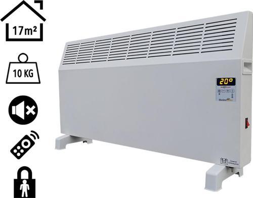 Konvektör Isıtıcı 1500W Uzaktan Kumandalı Dijital HBK1500D