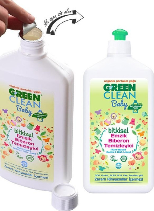 Green Clean Baby Bitkisel Emzik Biberon Temizleyici 500 ml
