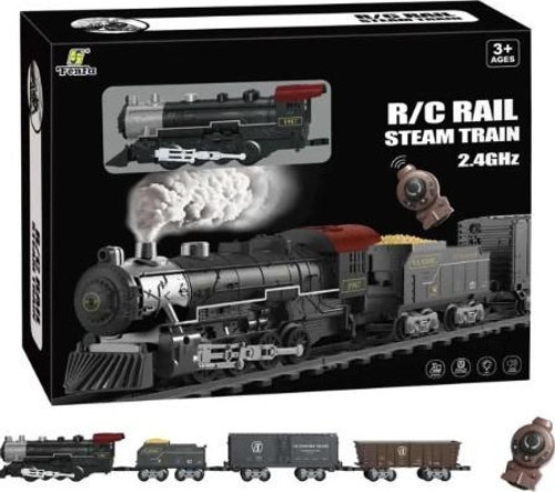 Classic Steam Kumandalı 2,4 Ghz Pilli Tren Seti 30 Parça