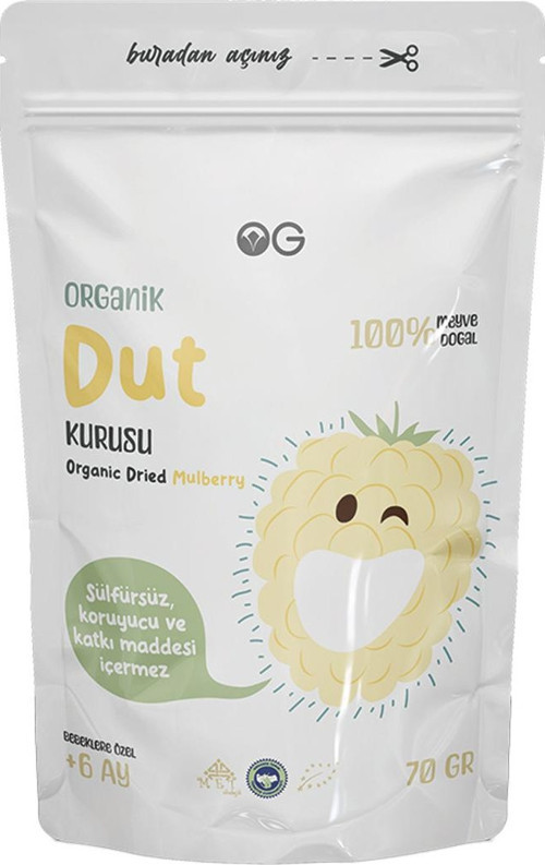 OG Natural Organik Dut Kurusu 70 Gr