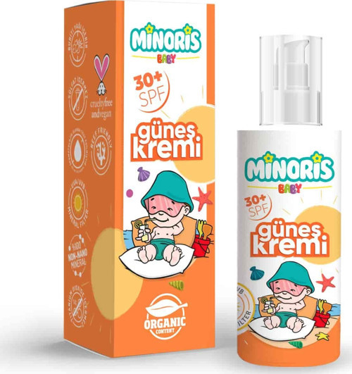Minoris Baby Organik Güneş Koruyucu Sprey Krem 30 SPF 150 ml