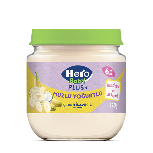 Hero Baby Muzlu Yoğurtlu Kavanoz Mama 120 Gr