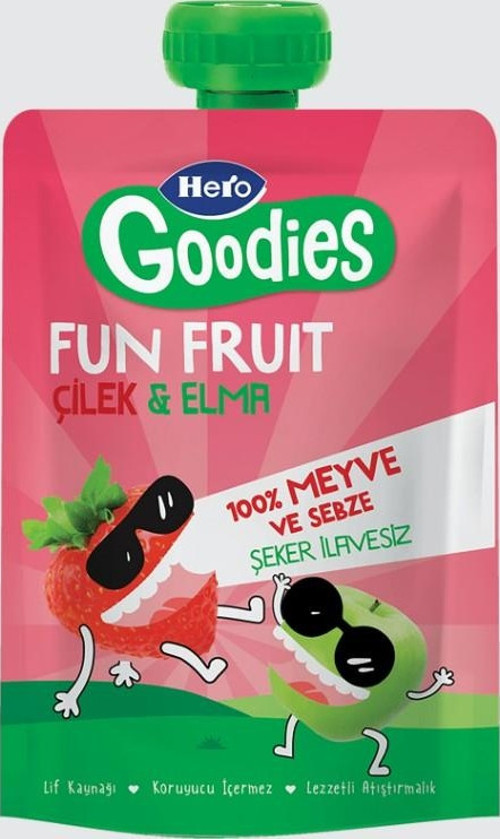Hero Goodies Çilek Elma Havuç 100 Gr