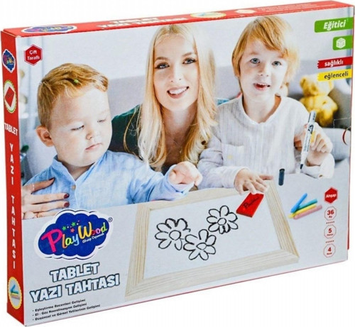 PlayWood Ahşap Tablet Yazı Tahtası 391
