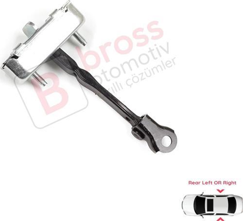 Toyota Auris MK1 E150 E15 2007-2012 68630-02121 İçin Arka Sağ veya Sol Kapı Gergisi	