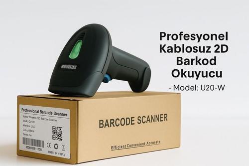 U20 2D Kablosuz Barkod Okuyucu