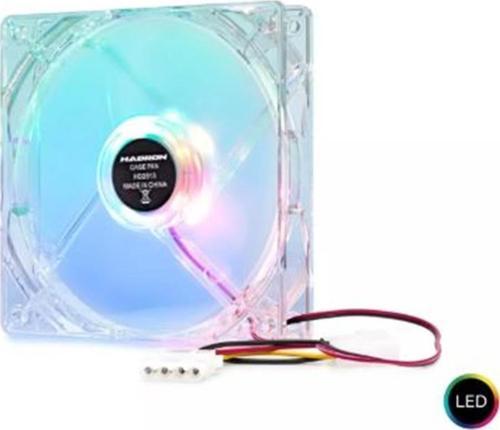 Hdx1502 Kasa Fanı 4Pin Led 12Cm Transparent