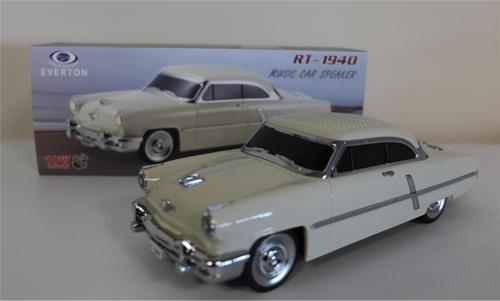 RT-1940 Bej Arabalı  Bluetooth Fm-Usb-Tf-Aux Şarjlı Nostaljik Radyo