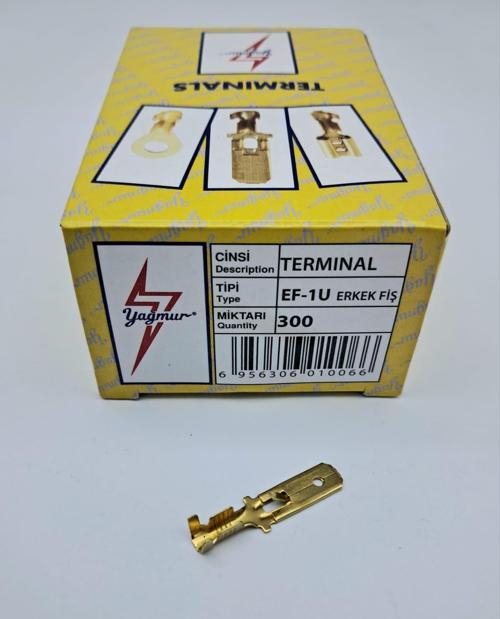 EF1U UZUN ERKEK FİŞ 1 KUTU = 300 ADET UNIVERSAL cc