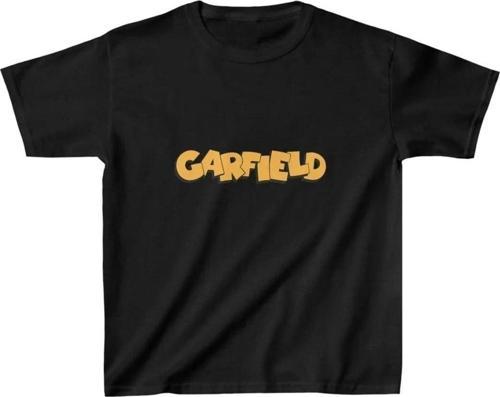 Çocuk Unisex Baskılı T-Shirt - Siyah