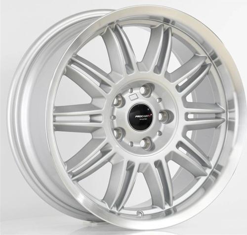 8.5 X 17 PRO-79073R 5X120 ET35 72.56 SILVER+LIP MACHINED XL