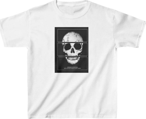 Unisex Çocuk Baskılı T-Shirt - Beyaz