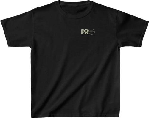 Unisex Çocuk Baskılı T-Shirt - Siyah