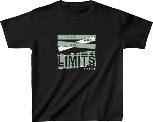 Unisex Çocuk Baskılı T-Shirt - Siyah