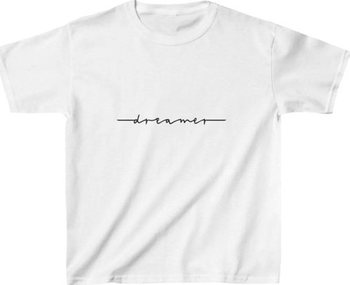 Çocuk Unisex Baskılı T-Shirt - Beyaz