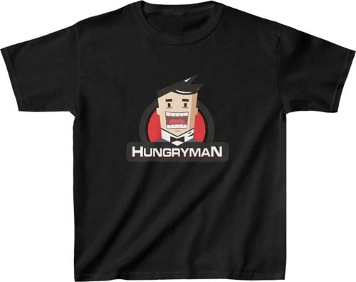 Unisex Çocuk Baskılı T-Shirt - Siyah