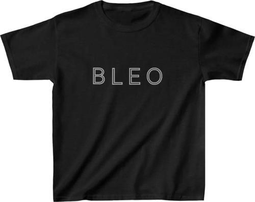 Unisex Çocuk Baskılı T-Shirt - Siyah