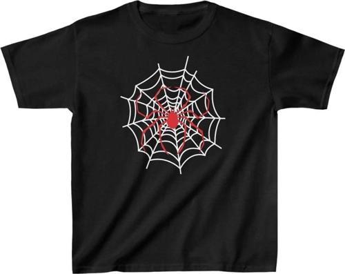 Unisex Çocuk Baskılı T-Shirt - Siyah